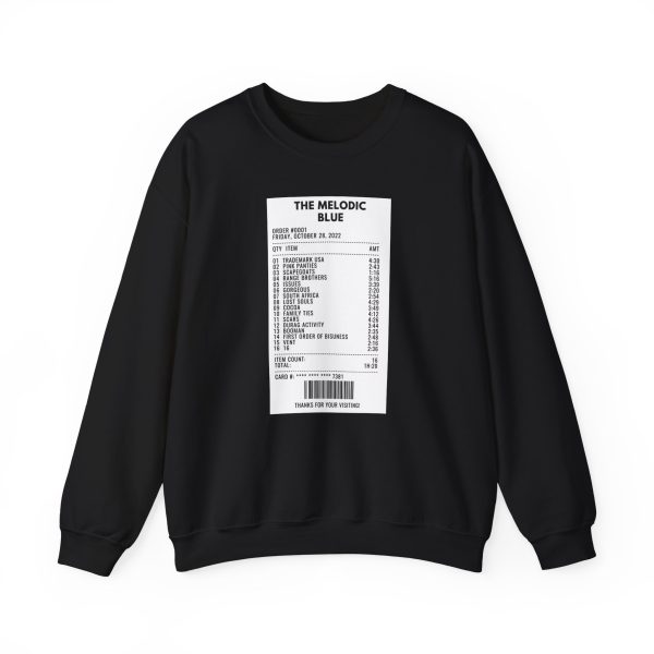 Baby Keem The Melodic Blue Receipt Unisex Heavy Blend™ Crewneck Sweatshirt