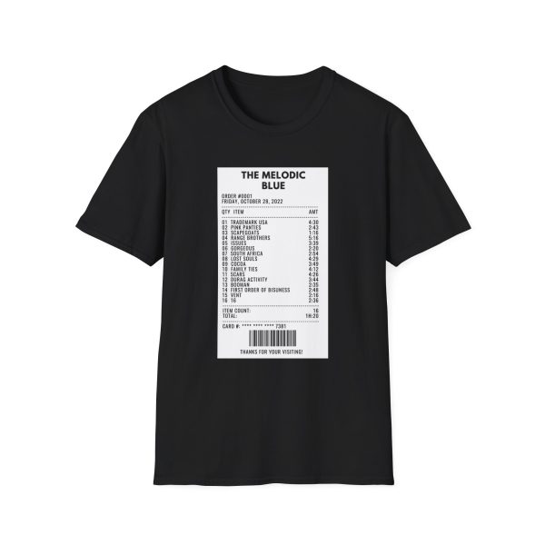 Baby Keem The Melodic Blue Receipt Unisex Softstyle T-shirt