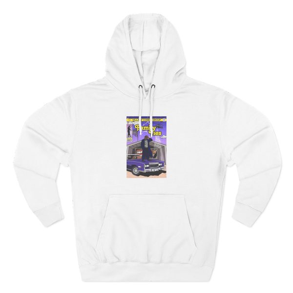 Baby Keem x Kendric Lamar Collaboration Logo Three-Panel Fleece Hoodie
